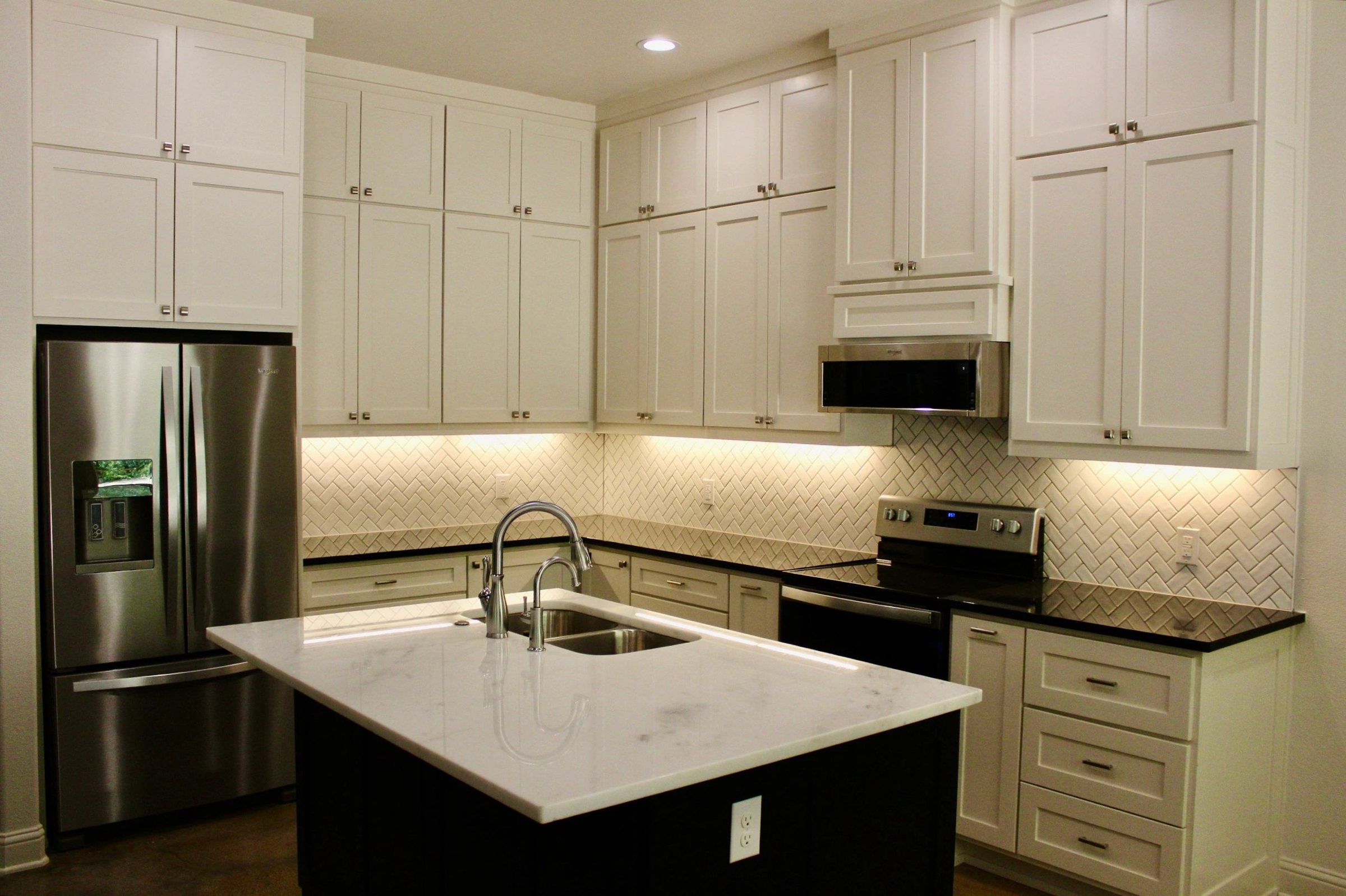 Finished kitchen interior